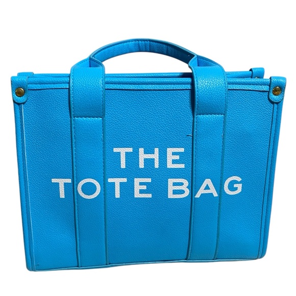 Handbags - THE TOTE BAG IN LIGHT BLUE FAUX LEATHER